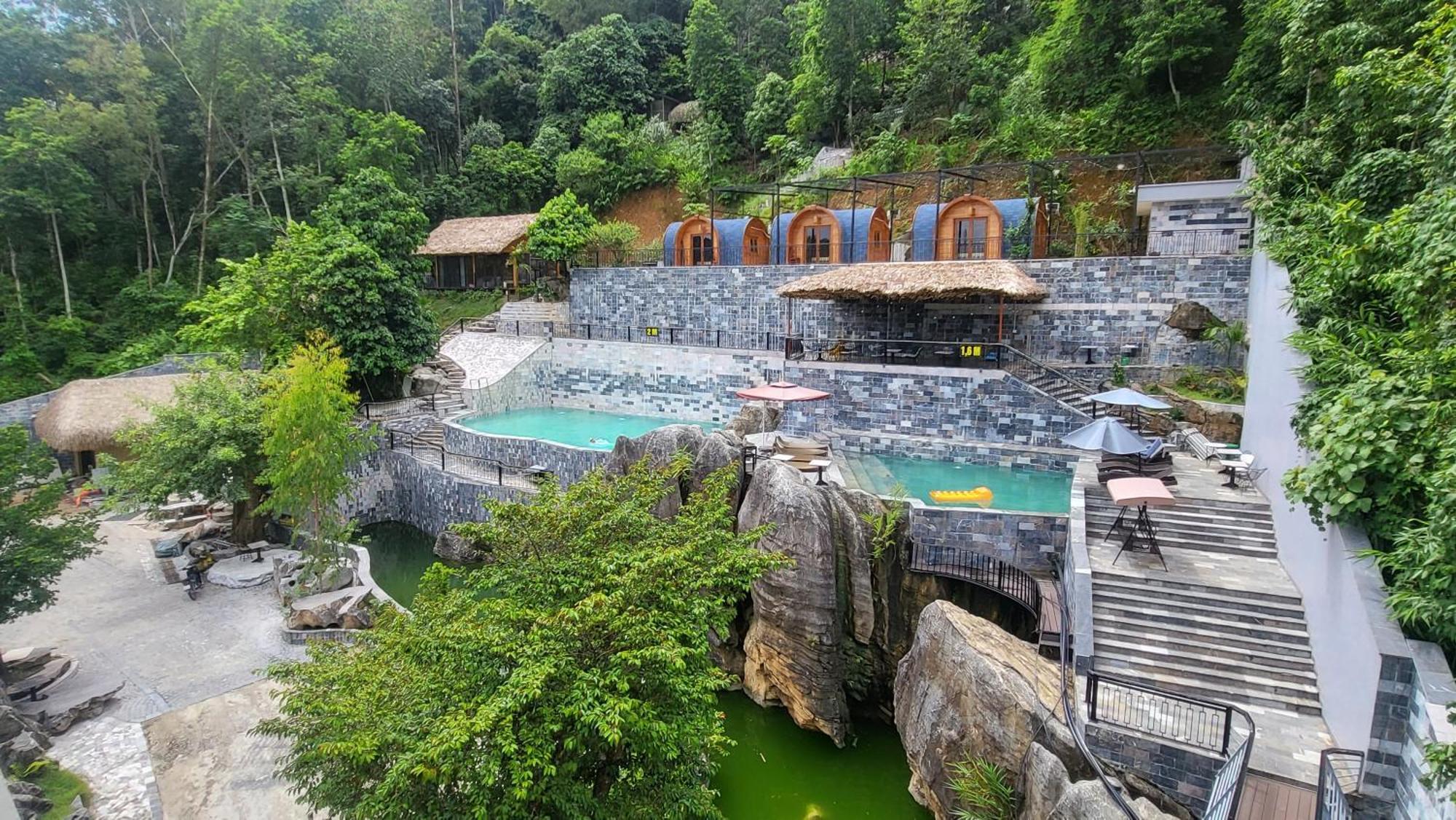 The Bluestone Lodge Ha Giang Exterior foto